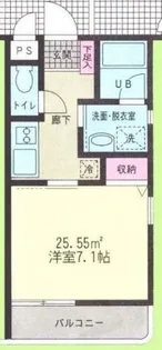 ナーディユー【1階】の間取り