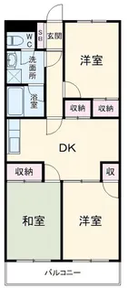 プランドール【1階】の間取り