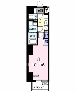BRIO 名南【7階】の間取り