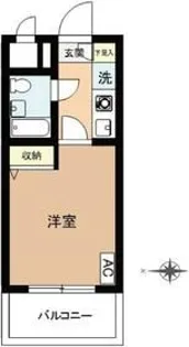 マイキャッスル三ツ境【3階】の間取り