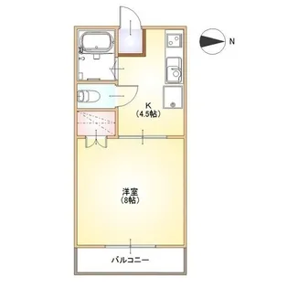 藤巻ハイツ【1階】の間取り