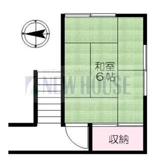 鈴木荘【2階】の間取り