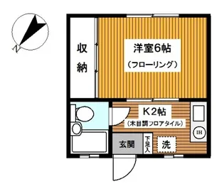 シャングリラ壱番館【1階】の間取り