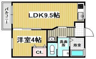 メゾン・ボヌール【1階】の間取り
