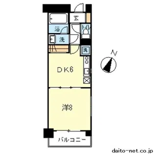 MonteRosa・K【7階】の間取り