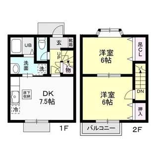 GRANDEUR YAMAHISA Aの間取り