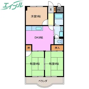 第二加藤ビル【6階】の間取り