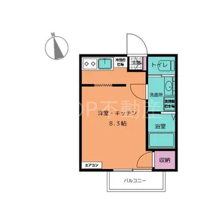 アフェット稲毛7【2階】の間取り
