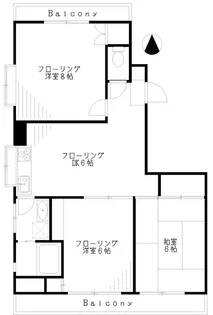 根本ビル【3階】の間取り