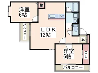 ヴィラコート青葉台【2階】の間取り