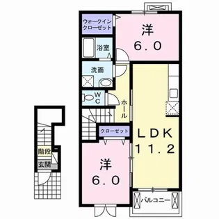 カルム ONO 壱番館【2階】の間取り