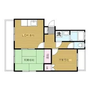 大和田コヤママンション【3階】の間取り