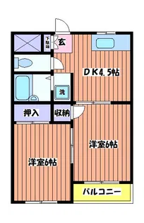 HUマンション【3階】の間取り