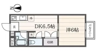 SURF山手【2階】の間取り