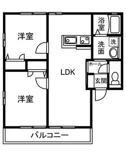 プリマベーラA【1階】の間取り
