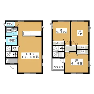 栃木県宇都宮市竹林町【一戸建】の間取り