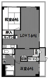 コート上池台【1階】の間取り