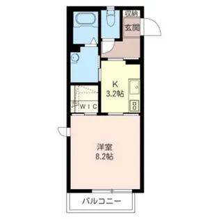フォーリア B【2階】の間取り