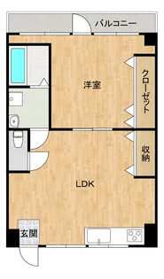 古川ビル【4階】の間取り