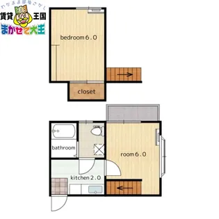 メゾンドQUEEN【2階】の間取り