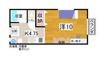 ルミナス旭ヶ丘【1階】の間取り