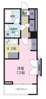 白金タワーテラス棟【5階】の間取り