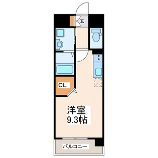 ホワイトステージ水前寺公園【9階】の間取り
