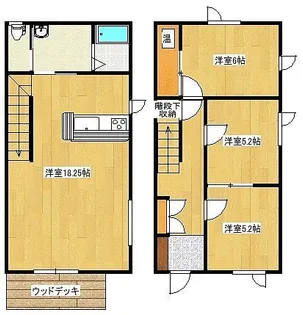 サンエコテラス【1階】の間取り