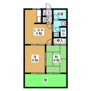 MF辻ヶ鼻【1階】の間取り