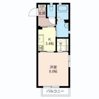 トップヒルズ【2階】の間取り