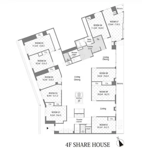 KAGAYAKISQUARE【4階】の間取り