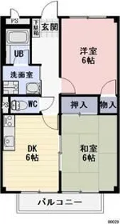 SunFlower正木II【2階】の間取り