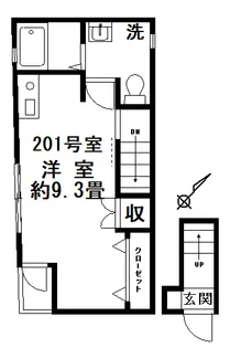コーポタカヤマ【2階】の間取り