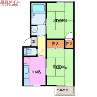 コーポ福村【2階】の間取り