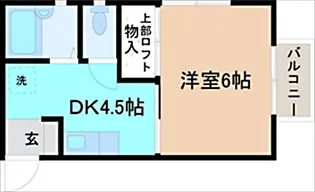 ベル&ウッド【1階】の間取り