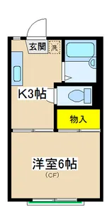 ハイツウィスタリア【1階】の間取り