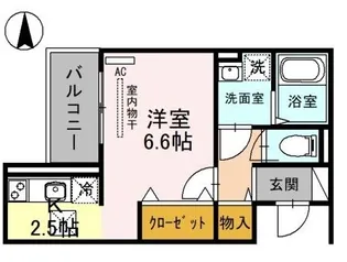埼玉県さいたま市北区日進町2【アパート】の間取り