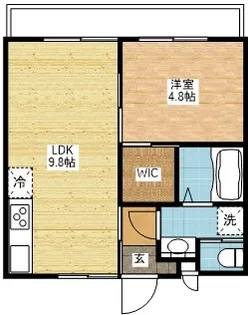 長崎県長崎市平間町【アパート】の間取り