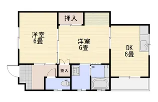 リブレ山本【1階】の間取り