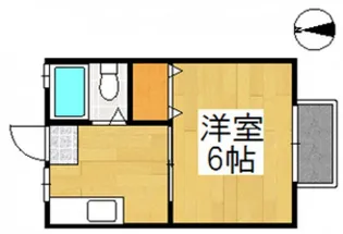 岡山県倉敷市中庄【アパート】の間取り