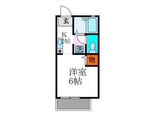 ビオレット【1階】の間取り