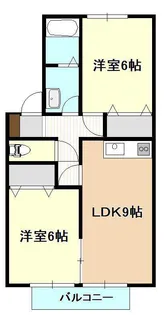 メゾン悠悠A【1階】の間取り