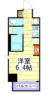 エステムコート新大阪XIIオルティ【3階】の間取り