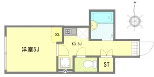 サザンロード国分寺【1階】の間取り