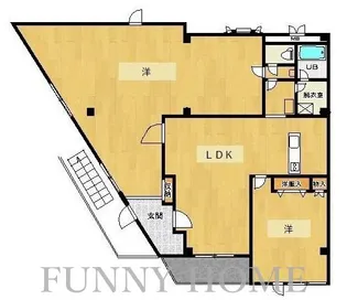 東京都世田谷区代田1【マンション】の間取り