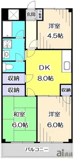 埼玉県和光市南1【マンション】の間取り