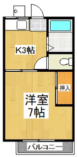 藤ハイツ【2階】の間取り