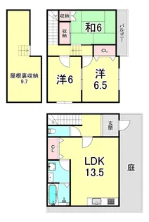 兵庫県神戸市垂水区宮本町【一戸建】の間取り