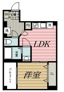 エクセレントコート千葉新宿【6階】の間取り