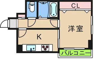 Olive御崎【3階】の間取り